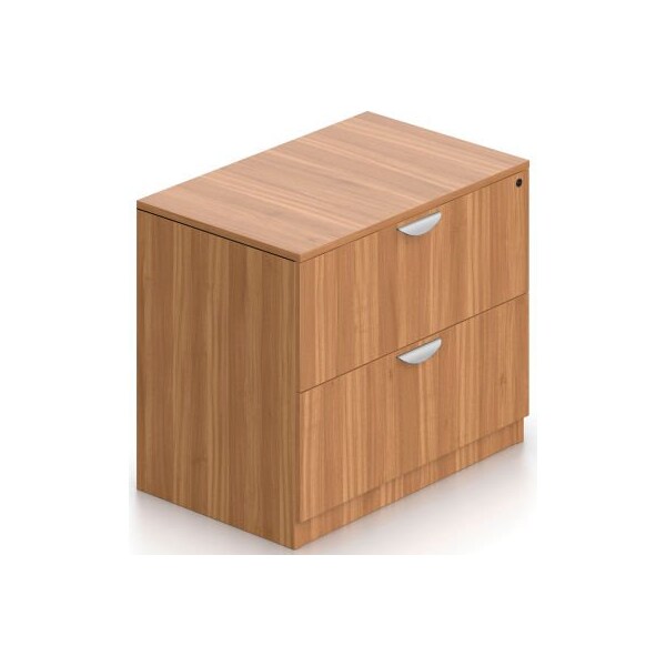 Gec Offices To Go Two Drawer Lateral File in Walnut - Executive Modular Furniture SL3622LF-AWL - main
